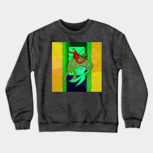 Cartoon Heroes Crewneck Sweatshirt